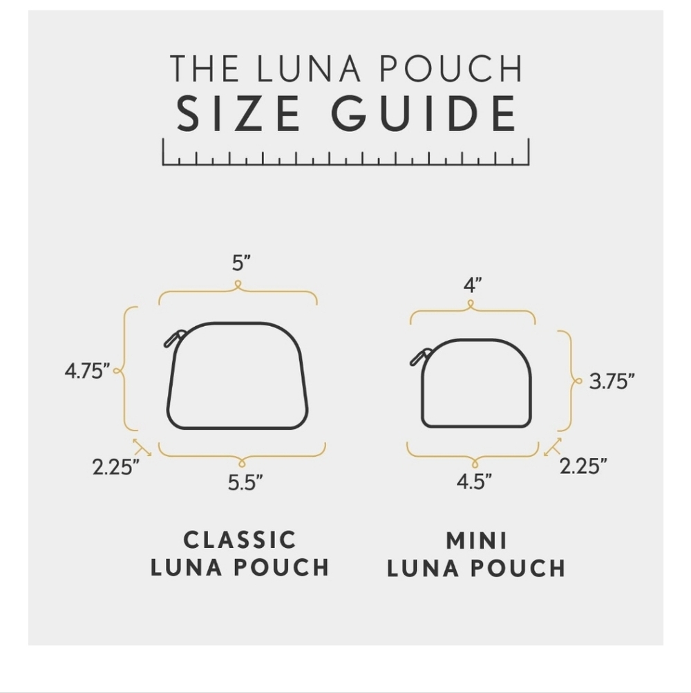 Portland Leather Classic Luna Pouch Flat Black - Picture 6 of 6